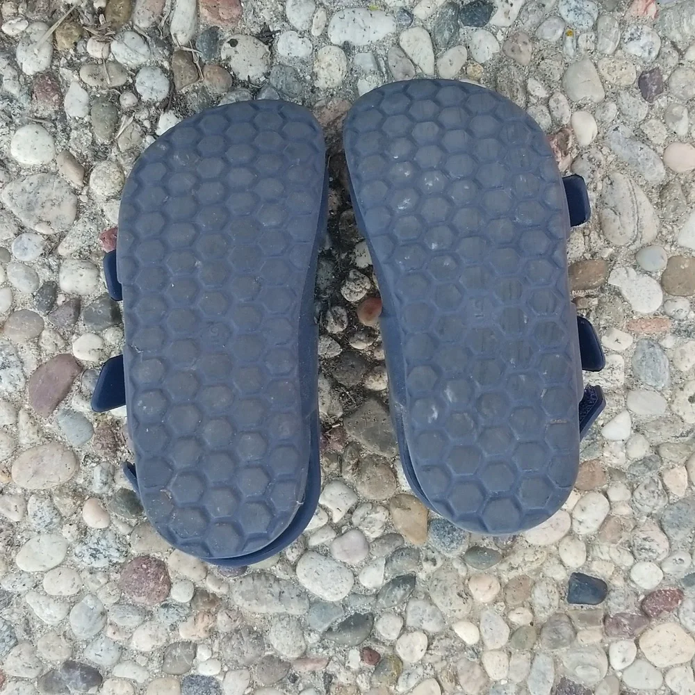 Cat & Jack Kids Navy Blue Slide Sandals